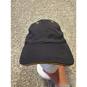 McDonalds Hat Baseball Cap Black Yellow Logo Adjustable Mens One Size